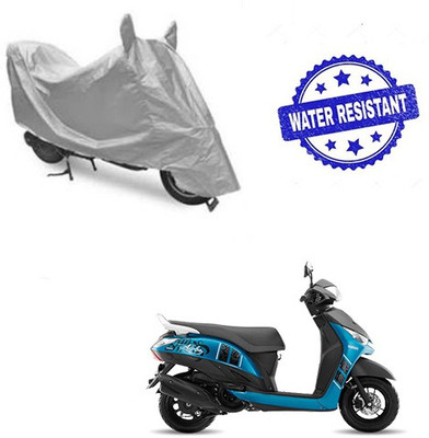 saanvi Two Wheeler Cover for Yamaha(Alpha, Silver)