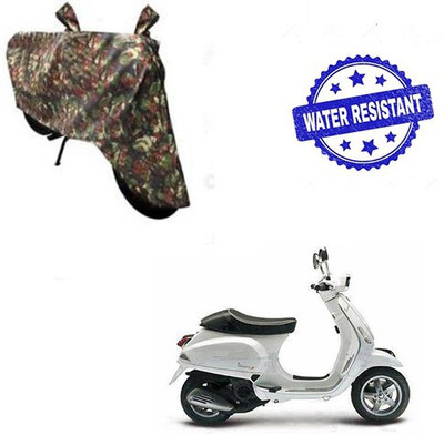 HYBRIDS COLLECTION Waterproof Two Wheeler Cover for Piaggio(Piaggio Vespa, Multicolor)