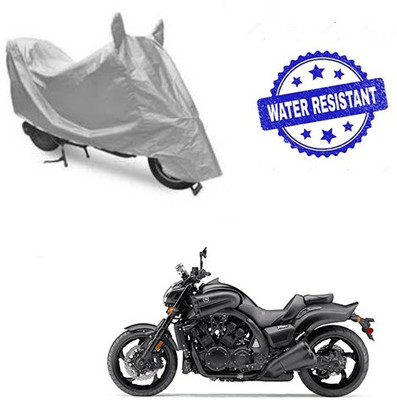 Atulit enterprises Two Wheeler Cover for Yamaha(VMAX, Silver)