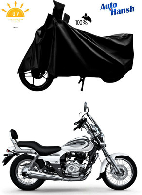 AutoHansh Waterproof Two Wheeler Cover for Bajaj(Avenger 220 DTS-i, Black)