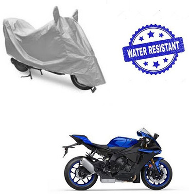 Atulit enterprises Two Wheeler Cover for Yamaha(YZF R1, Silver)
