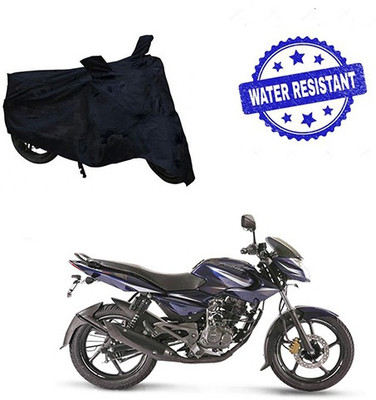 saanvi Two Wheeler Cover for Bajaj(Pulsar 135 LS DTS-i, Black)