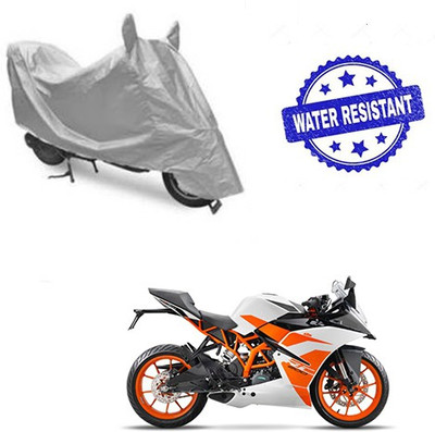 Atulit enterprises Two Wheeler Cover for KTM(Duke 200, Silver)