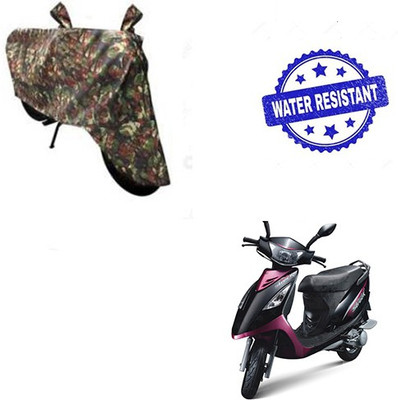 HYBRIDS COLLECTION Waterproof Two Wheeler Cover for TVS(Scooty Streak, Multicolor)
