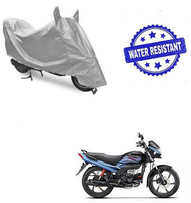 HYBRIDS COLLECTION Waterproof Two Wheeler Cover for Honda(Passion Pro, Silver)