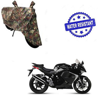 HYBRIDS COLLECTION Waterproof Two Wheeler Cover for Hyosung(GT250R, Multicolor)