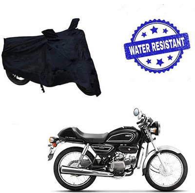 saanvi Two Wheeler Cover for Hero(Splendor Pro Classic, Black)