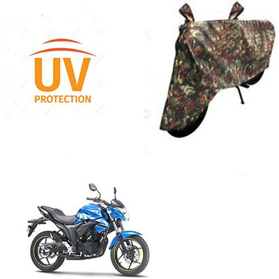 HYBRIDS COLLECTION Waterproof Two Wheeler Cover for Suzuki(Gixxer SF, Multicolor)