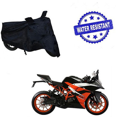 Atulit enterprises Two Wheeler Cover for KTM(RC 200, Black)