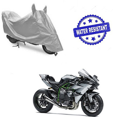 HYBRIDS COLLECTION Waterproof Two Wheeler Cover for Kawasaki(Ninja, Silver)