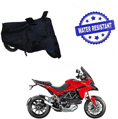 Atulit enterprises Two Wheeler Cover for Ducati(Multistrada, Black)