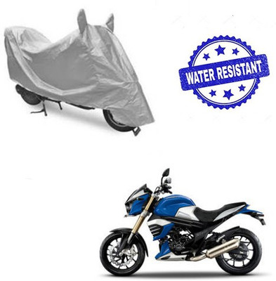 Atulit enterprises Waterproof Two Wheeler Cover for Mahindra(MOJO XT 300, Silver)