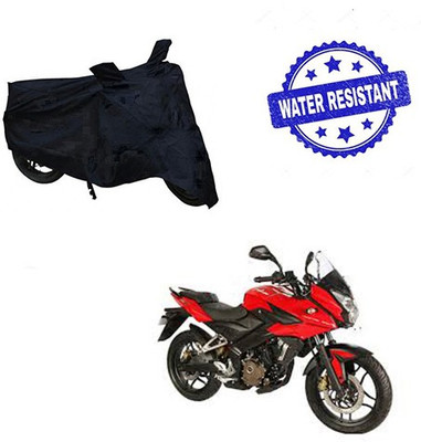 Atulit enterprises Two Wheeler Cover for Bajaj(Pulsar AS 150, Black)