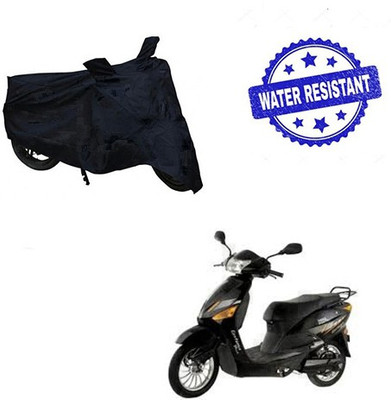 Atulit enterprises Two Wheeler Cover for Hero(Electric Zippy, Black)