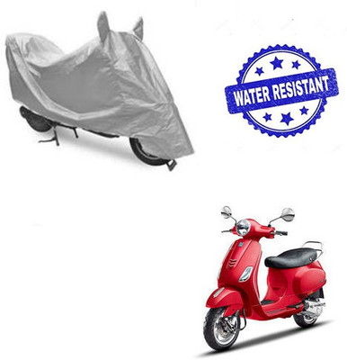 Atulit enterprises Waterproof Two Wheeler Cover for Piaggio(Vespa VXL, Silver)