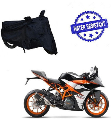 Atulit enterprises Two Wheeler Cover for KTM(RD 350, Black)