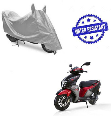 Atulit enterprises Waterproof Two Wheeler Cover for TVS(NTORQ, Silver)