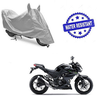 Atulit enterprises Two Wheeler Cover for Kawasaki(Z250, Silver)