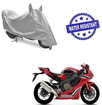 THE REAL ARV Waterproof Two Wheeler Cover for Honda(CBR 1000RR, Silver)