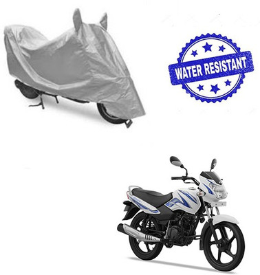 Atulit enterprises Waterproof Two Wheeler Cover for TVS(Star Sport, Silver)