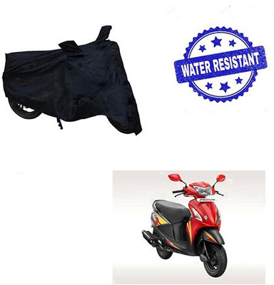 saanvi Two Wheeler Cover for Hero(Pleasure, Black)