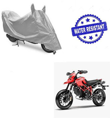 RPSENTTERPR Waterproof Two Wheeler Cover for Ducati(Hypermotard, Silver)