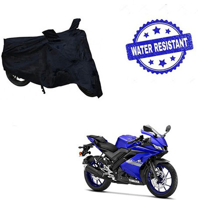 Atulit enterprises Two Wheeler Cover for Yamaha(R15 V3, Black)