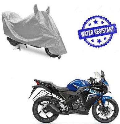 saanvi Two Wheeler Cover for Honda(CBR 150R, Silver)