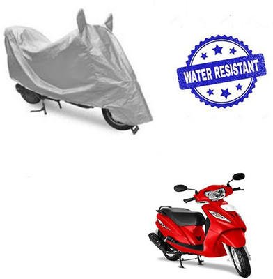 Atulit enterprises Waterproof Two Wheeler Cover for TVS(Wego, Silver)