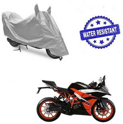Atulit enterprises Two Wheeler Cover for KTM(RC 200, Silver)