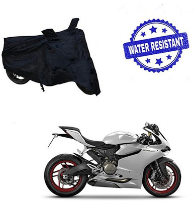 Atulit enterprises Two Wheeler Cover for Ducati(899 Panigale, Black)