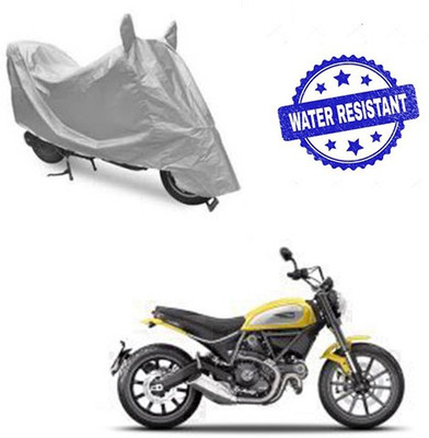 Atulit enterprises Two Wheeler Cover for Ducati(Scrambler, Silver)