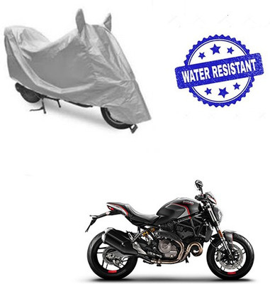 Atulit enterprises Two Wheeler Cover for Ducati(Monster 82, Silver)