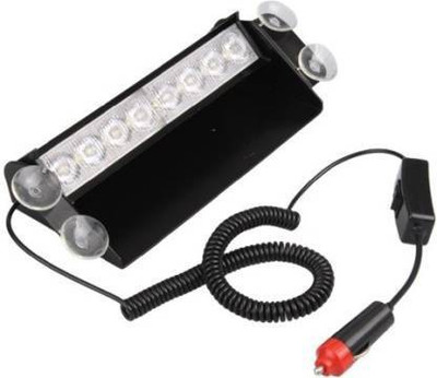 APICAL Car Police Style Lights RED & BLUE-Chevrolet Aveo UVA Car Fancy Lights (Multicolor) Interior Light Car LED (12 V, 6 W)(Universal For Car, Pack of 1)