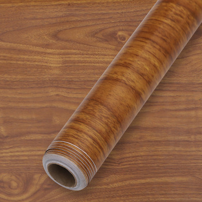 iSpace Vinyl Abstract Brown Wallpaper(L x W: 500 cm x 45 cm, Pack of 4)
