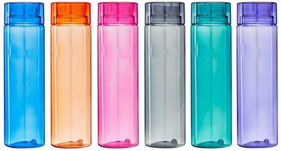 LaChoiceIt 1000 ml PET Bottle(Pack of 6, Multicolor)