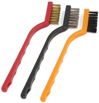 KitchenFest Wire Brush Set -06 Handle Scratch Brush(Pack of 3)