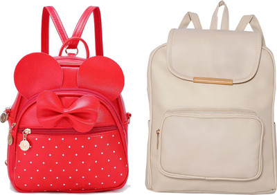 Reprox New Deign Stylish Women Backpack 10 L Backpack(Multicolor)