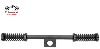 Ephemeral Leg/Crash Guard for Royal Enfield Bullet (Single Spring Rode Black)(Royal Enfield)