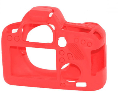Amabu Camera Silicone Protective Camera Case Cover Compatible with 6D (Red)  Camera Bag(Red)