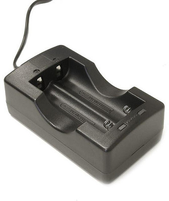 Schrodinger 70057 3.7V Dual Battery Charger Li-ion EU/Indian 18650 (Only for 18650)  Camera Battery Charger(Black)
