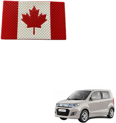 SEMAPHORE Rubber Standard Mat For  Maruti WagonR Stingray(Red, White)