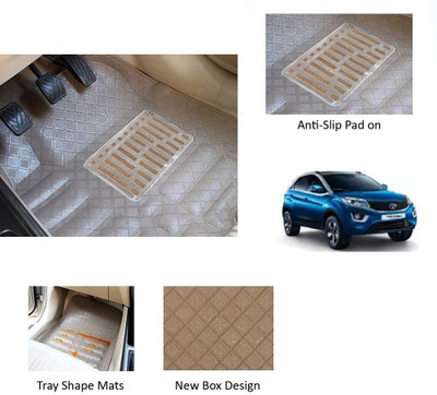 RKPSP Polyutherine 5D Mat For  Tata Nexon(Beige)