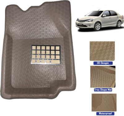 RKPSP PVC 5D Mat For  Toyota Etios(Beige)
