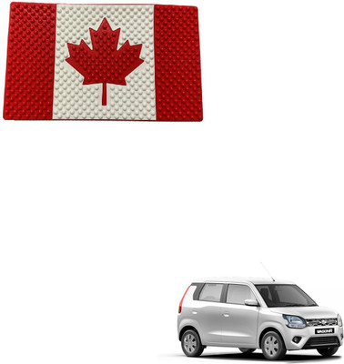 SEMAPHORE Rubber Standard Mat For  Maruti WagonR(Red, White)
