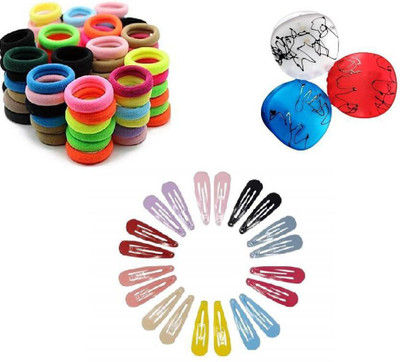 Ashmaadi Hair Accessories Combo14 Tic Tac Clip(Multicolor)