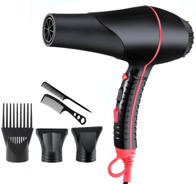 iDOLESHOP High Quality Professional Foldable Stylish Hair Dryer With Over Heat Protection Hot And Cold Dryer Hair Dryer(4000 W, Black, Red)