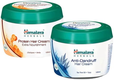 HIMALAYA Protein Hair Cream and Anti damdruff cream 100g (Pack of 2))(200 g)