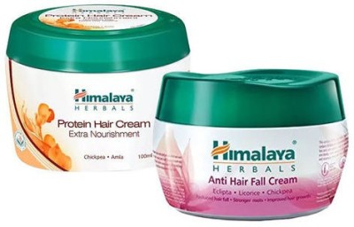 HIMALAYA Protein Hair Cream and Anti hair fall cream combo100g each(200 g)