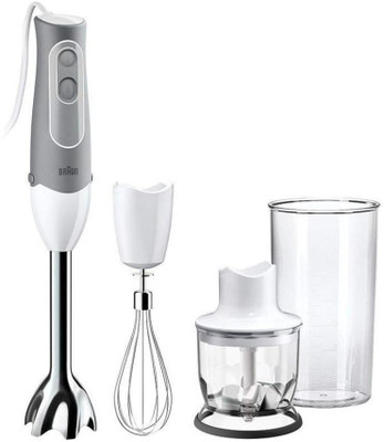 Braun 600 W White Hand Blender(Multiquick 5 MQ 525 Omelette - Hand Blender - White/Grey)